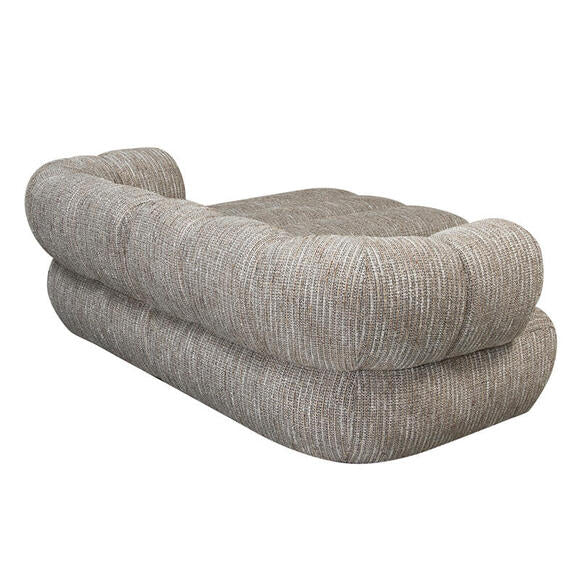 Sulcus Channel Tufted Sofa 2.5-zits met Right Lounge
