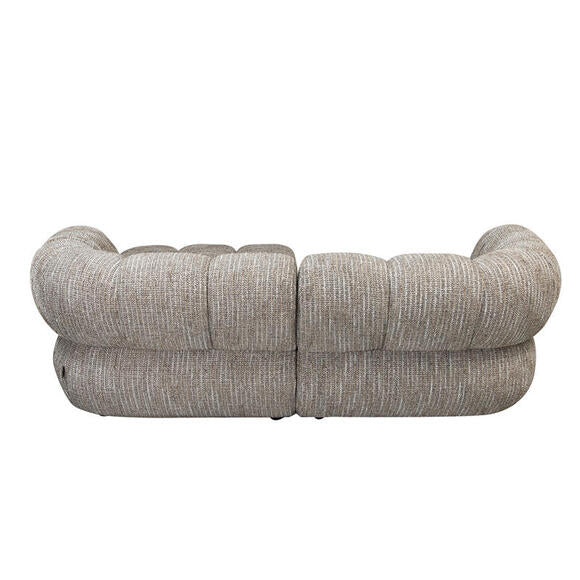 Sulcus Channel Tufted Sofa 2.5-zits met Right Lounge