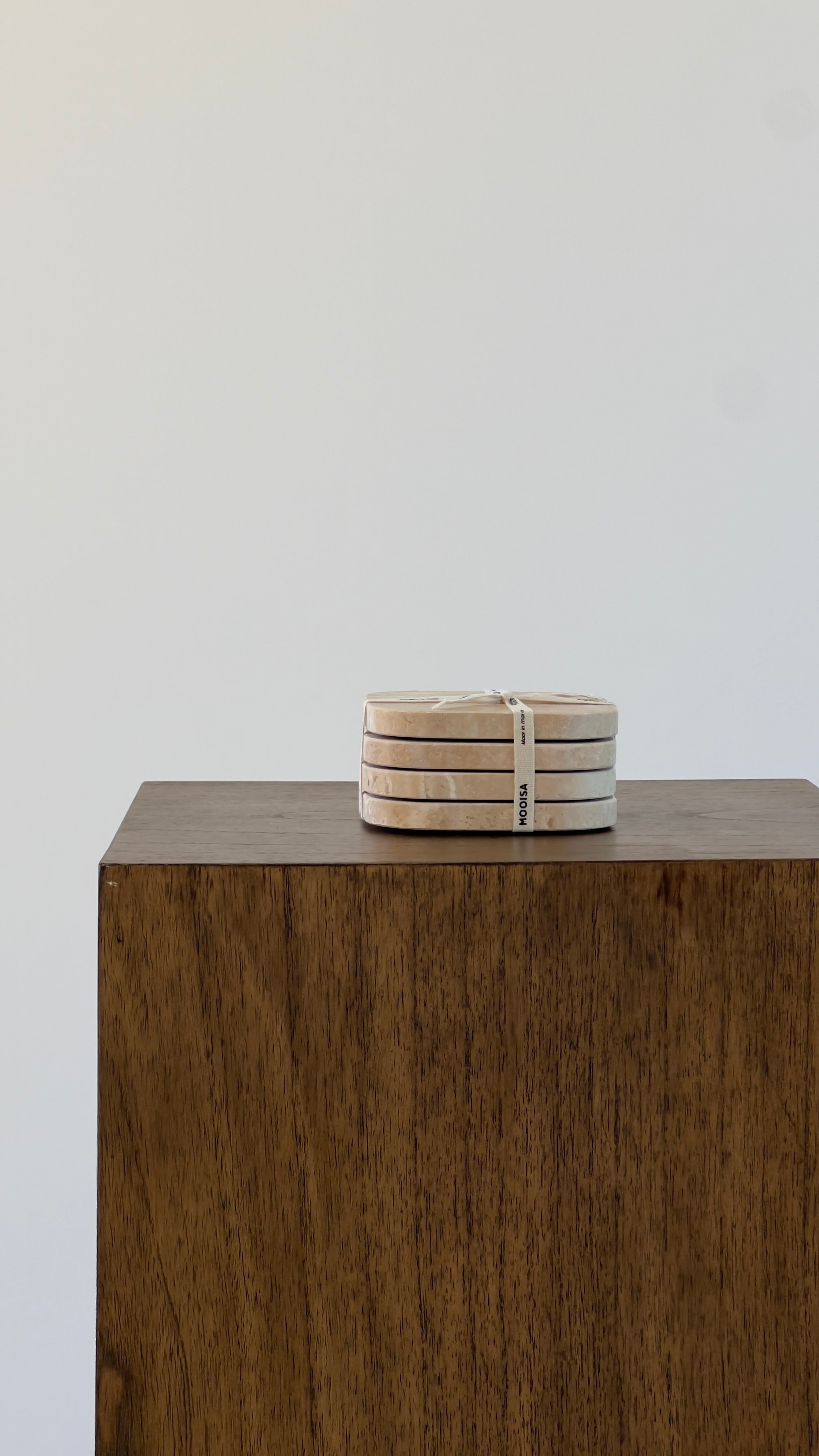 Travertine Coasters