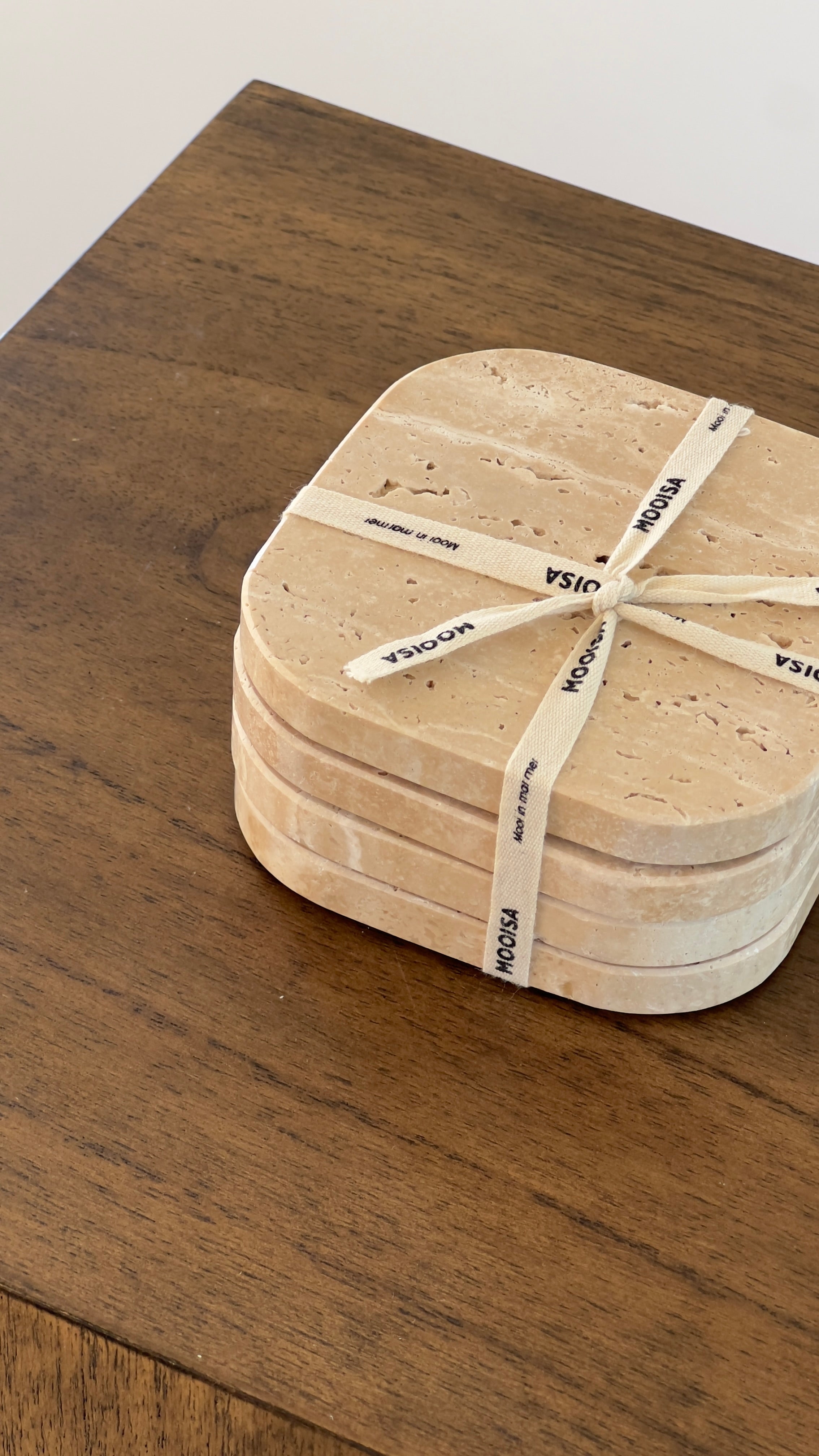 Travertine Coasters